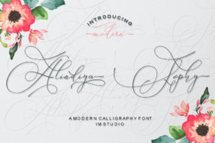 Alindiya Sophy: A Script Font for Handmade Crafters and Product Creators