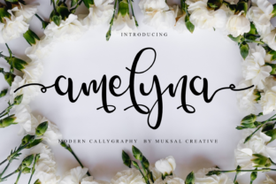 Amelyna: A Script Font That Brings Your Designs to Life