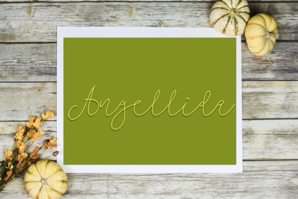Angellida: A Sweet, Strong Script Font for Campaign Headlines