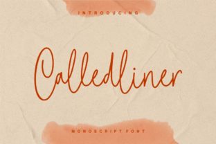 Calledliner: A Sweet, Simple Script Font for Real Small Businesses