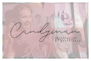 Candyman: A Script Font for Editorial Design