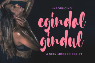 Egindal Gindul: A Bold Script Font That Builds Brand Trust
