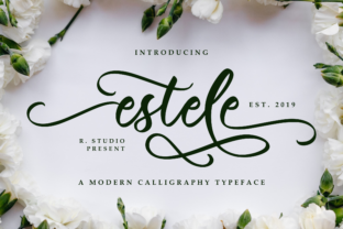 Estele: A Script Font That Elevates Campaign Design