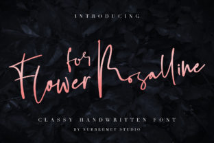Flower for Rosalline: A Script Font That Elevates Your Brand