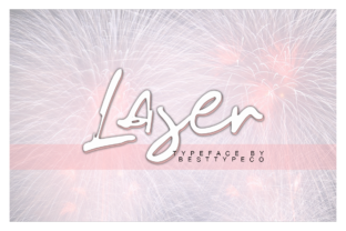 Laser: A Bold Script Font for Crafters and Designers