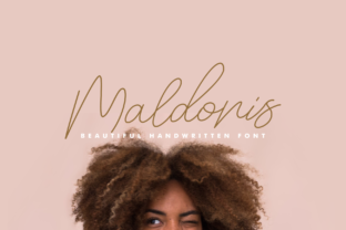Maldonis: A Sweet, Standout Script Font for Editorial Moments