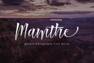 Mamthe: A Script Font for Dynamic Campaigns