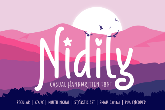 Nidily: A Script Font That Breathes Romance Into Every Project