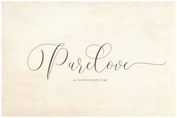 Purelove Script: A Font That Breathes Life Into Your Creations