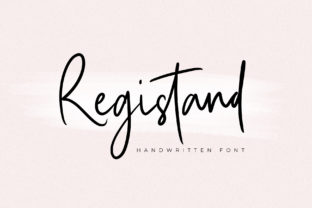 Registand: The Script Font That Builds Brand Adventure