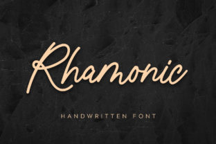 Rhamonic: A Handwritten Font for Editorial Elegance