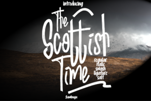 Scottish Time Font for Handmade Creators