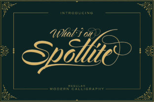 Spotlite: A Script Font with Subtle Sophistication