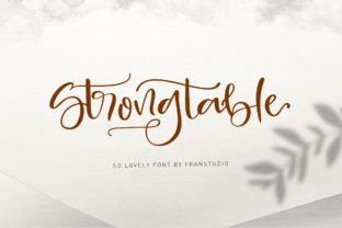 Strong Table: A Friendly, Standout Font for Small Business Branding